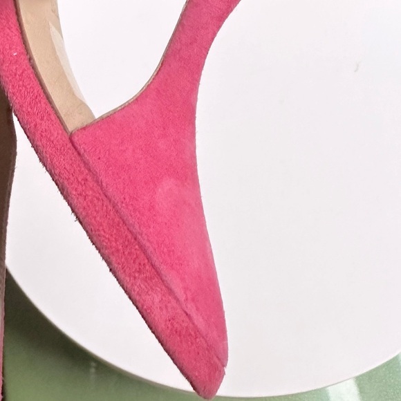🌺 STUART WEITZMAN🌺 Gemcut Xcurve 100 Slingback Pink Pump size 9.5 - Picture 12 of 17